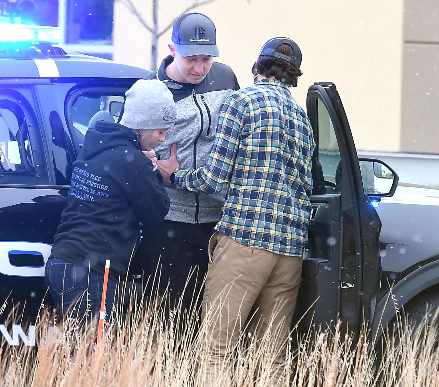 Waseca officer Arik Matson comes home 4